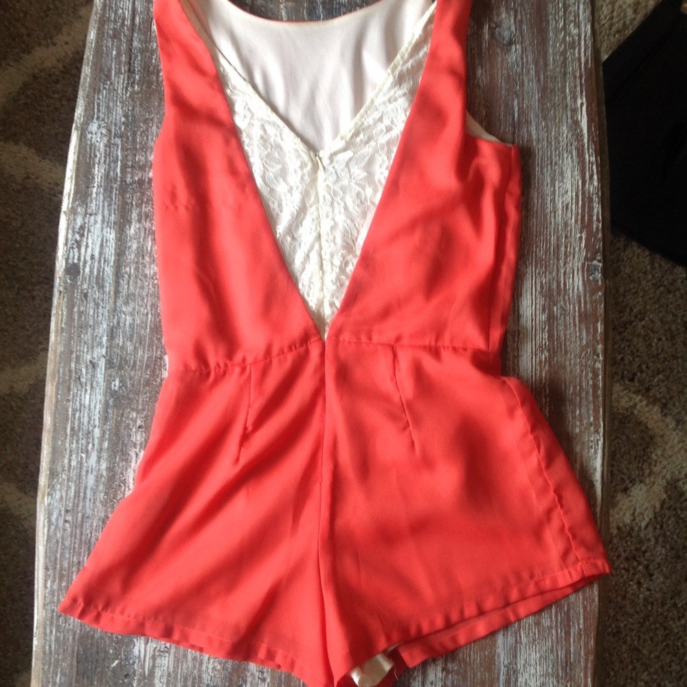 Orange romper